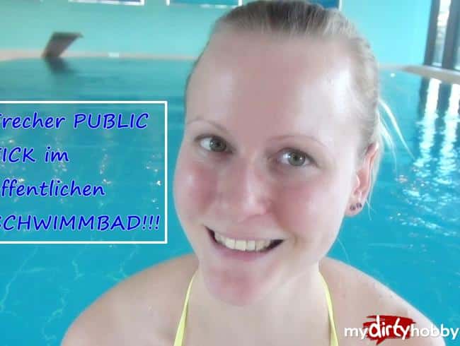Frecher PUBLIC Fick im öffentlichen Schwimmbad